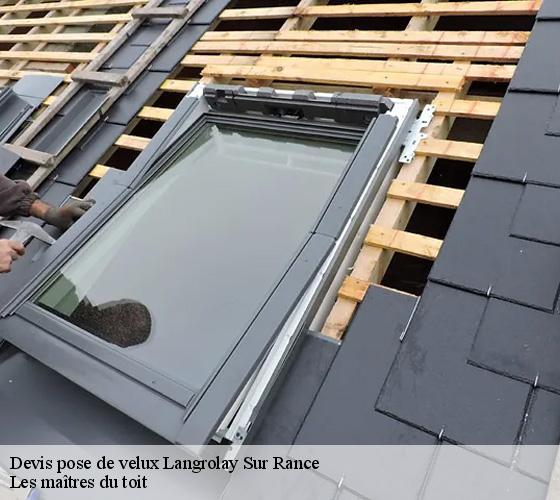 Devis pose de velux  22490