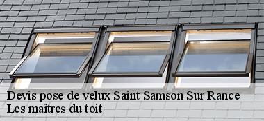 Devis pose de velux  22100