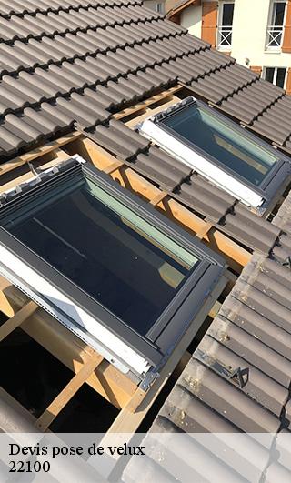 Devis pose de velux  22100
