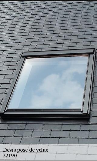 Devis pose de velux 22190