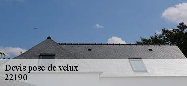 Devis pose de velux 22190