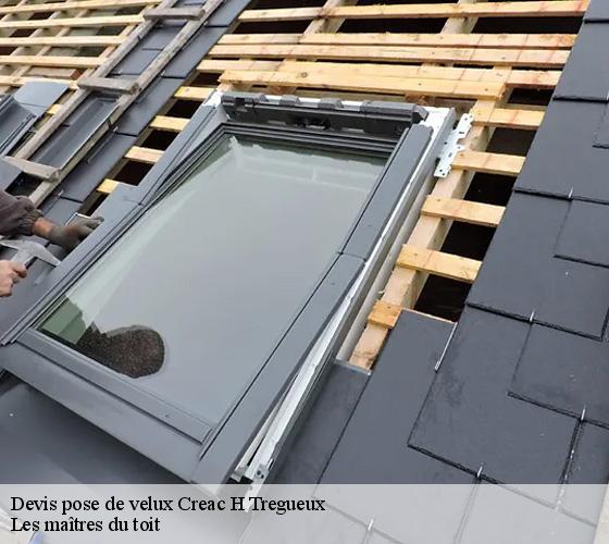Devis pose de velux  22950