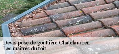 Devis pose de gouttière  22170