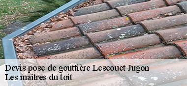 Devis pose de gouttière  22270