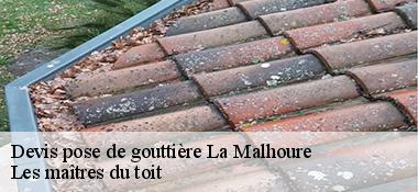 Devis pose de gouttière  22640