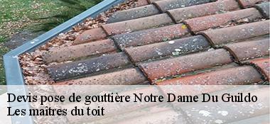 Devis pose de gouttière  22380