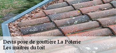 Devis pose de gouttière  22400