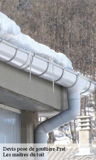 Devis pose de gouttière  22140