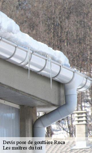 Devis pose de gouttière  22550