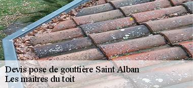 Devis pose de gouttière  22400