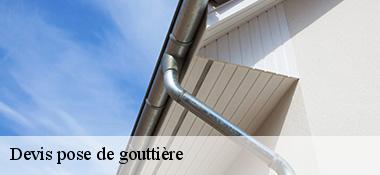 Devis pose de gouttière 22630