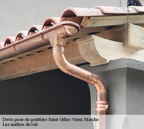 Devis pose de gouttière  22530