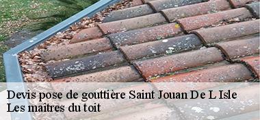 Devis pose de gouttière  22350