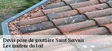 Devis pose de gouttière  22160