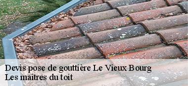 Devis pose de gouttière  22800