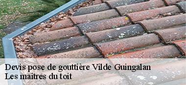 Devis pose de gouttière  22980