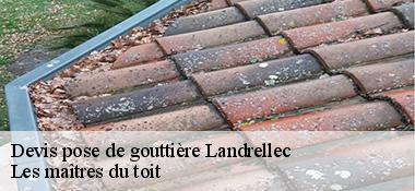 Devis pose de gouttière  22560