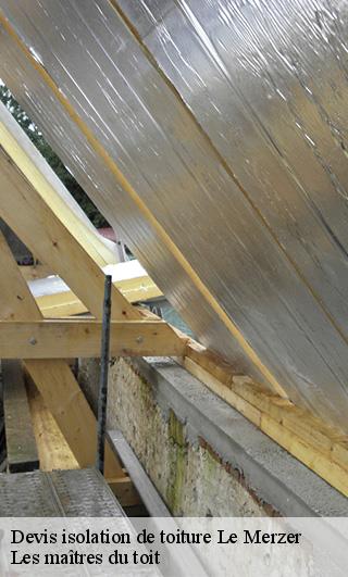 Devis isolation de toiture  22200