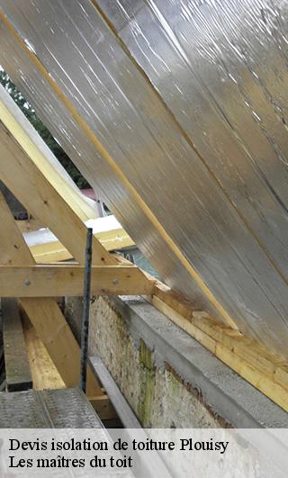 Devis isolation de toiture  22200