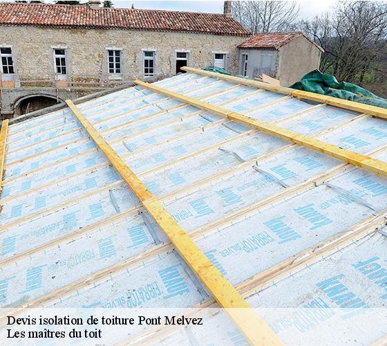 Devis isolation de toiture  22390