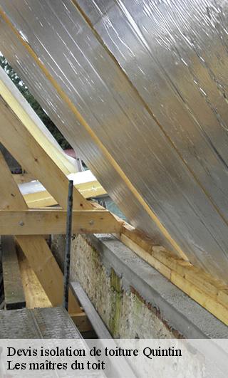 Devis isolation de toiture  22800