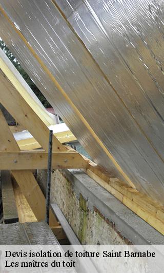 Devis isolation de toiture  22600