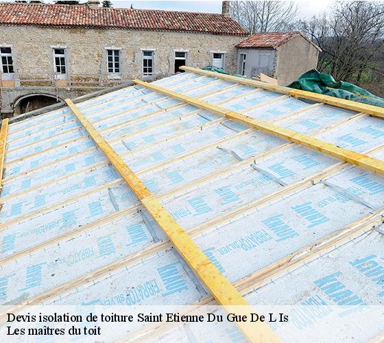Devis isolation de toiture  22210