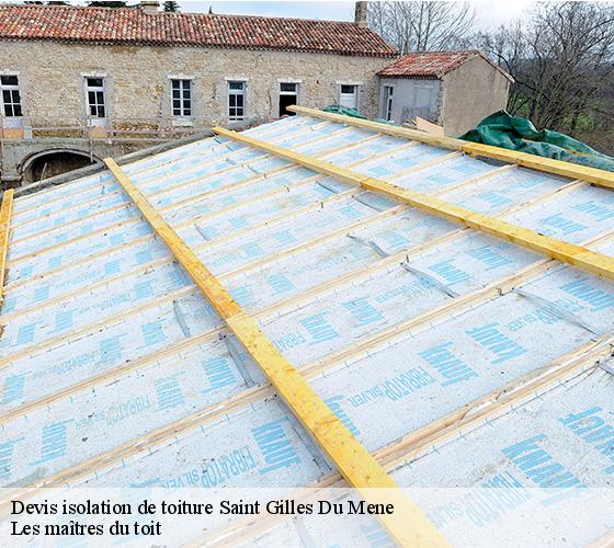 Devis isolation de toiture  22330