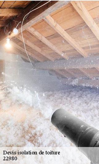 Devis isolation de toiture  22980