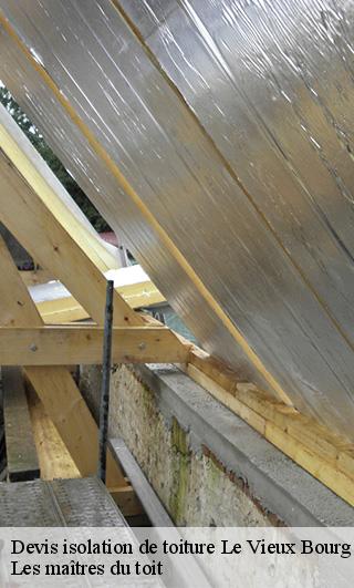 Devis isolation de toiture  22800