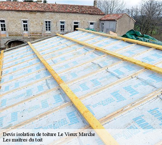 Devis isolation de toiture  22420