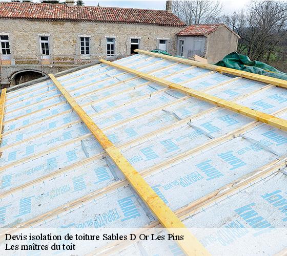 Devis isolation de toiture 22240