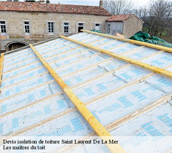 Devis isolation de toiture 22190