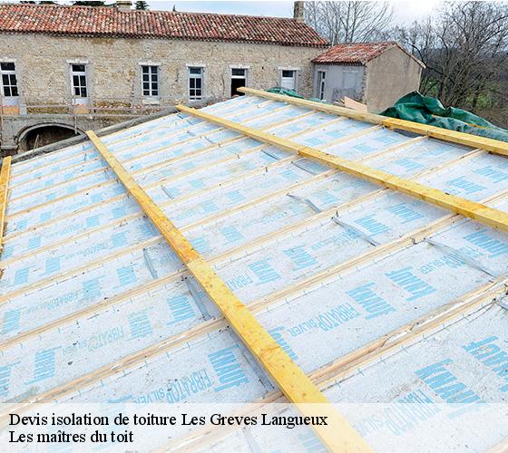 Devis isolation de toiture  22360