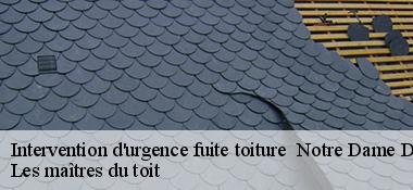 Intervention d'urgence fuite toiture   22380