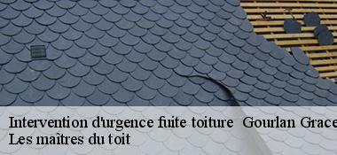 Intervention d'urgence fuite toiture 22200