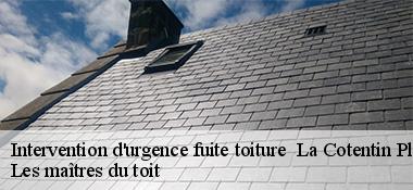 Intervention d'urgence fuite toiture   22400