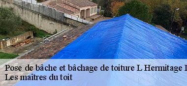 Pose de bâche et bâchage de toiture 22150