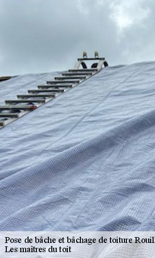 Pose de bâche et bâchage de toiture  22250